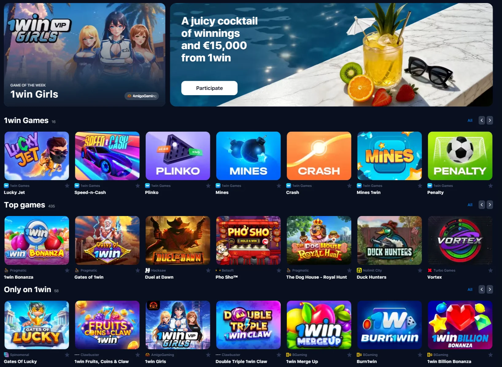 1win casino reviews